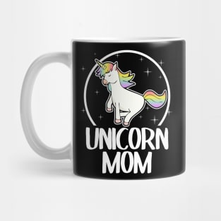 Unicorn Mom Sweet Retro Colorful Gift Party Rainbow Mug